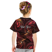Personalised Polynesia Zodiac Aries Kid T Shirt Galaxy Polynesian Pattern Chest Tattoo Style LT14 - Polynesian Pride