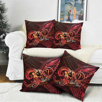 Personalised Polynesia Zodiac Aries Pillow Cover Galaxy Polynesian Pattern Chest Tattoo Style LT14 - Polynesian Pride