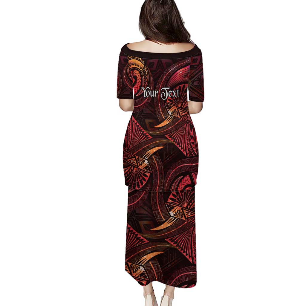 Personalised Polynesia Zodiac Aries Puletasi Galaxy Polynesian Pattern Chest Tattoo Style LT14 - Polynesian Pride