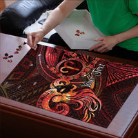 Personalised Polynesia Zodiac Aries Puzzle Galaxy Polynesian Pattern Chest Tattoo Style LT14 - Polynesian Pride