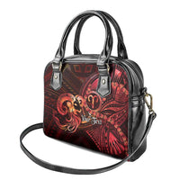 Personalised Polynesia Zodiac Aries Shoulder Handbag Galaxy Polynesian Pattern Chest Tattoo Style LT14 - Polynesian Pride