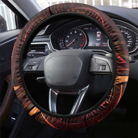 Polynesia Zodiac Aries Steering Wheel Cover Galaxy Polynesian Pattern Chest Tattoo Style LT14 - Polynesian Pride