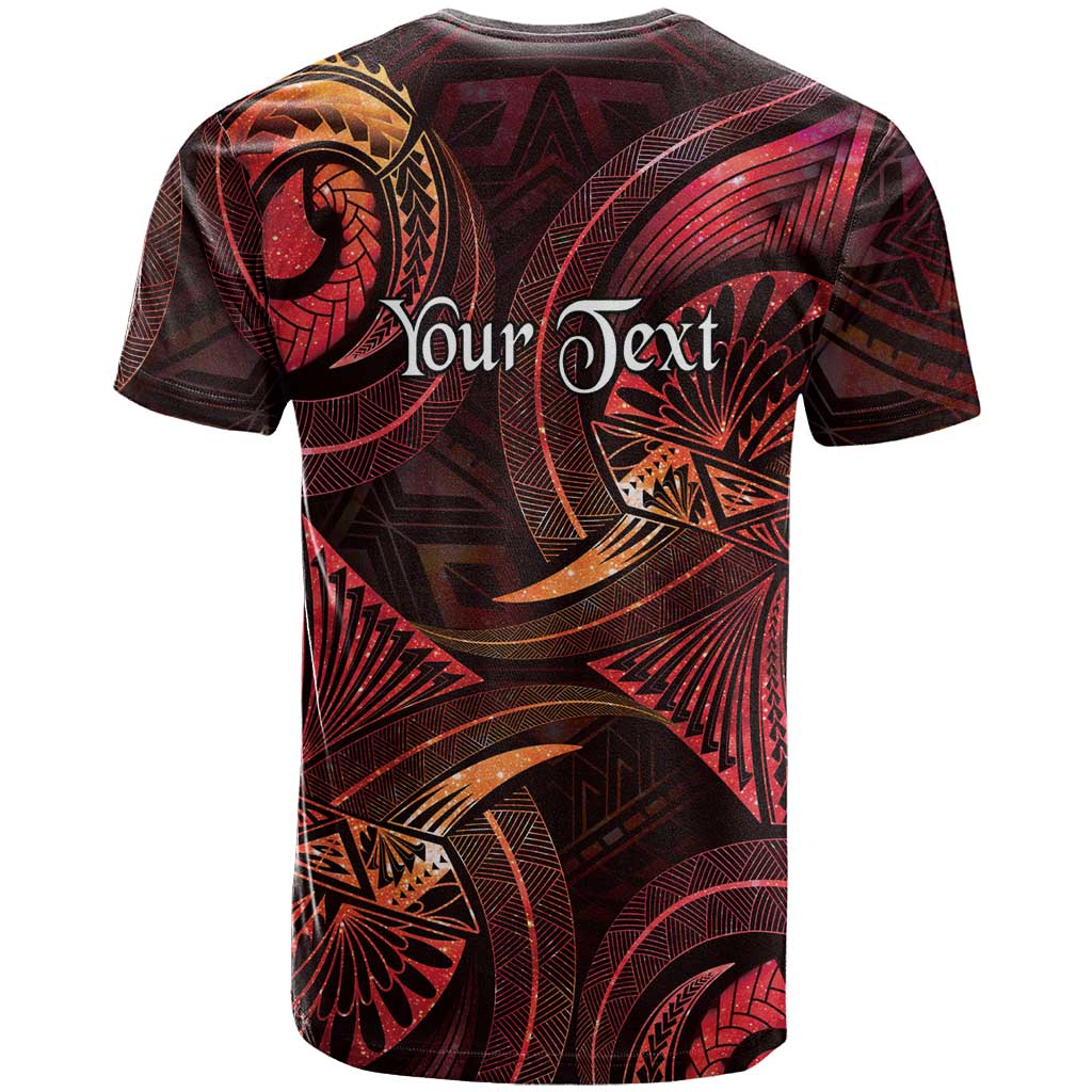 Personalised Polynesia Zodiac Aries T Shirt Galaxy Polynesian Pattern Chest Tattoo Style LT14 - Polynesian Pride
