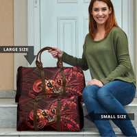 Personalised Polynesia Zodiac Aries Travel Bag Galaxy Polynesian Pattern Chest Tattoo Style LT14 - Polynesian Pride