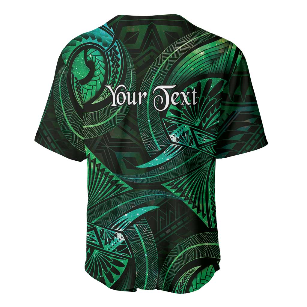 Personalised Polynesia Zodiac Taurus Baseball Jersey Galaxy Polynesian Pattern Chest Tattoo Style LT14 - Polynesian Pride
