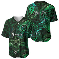 Personalised Polynesia Zodiac Taurus Baseball Jersey Galaxy Polynesian Pattern Chest Tattoo Style LT14 - Polynesian Pride