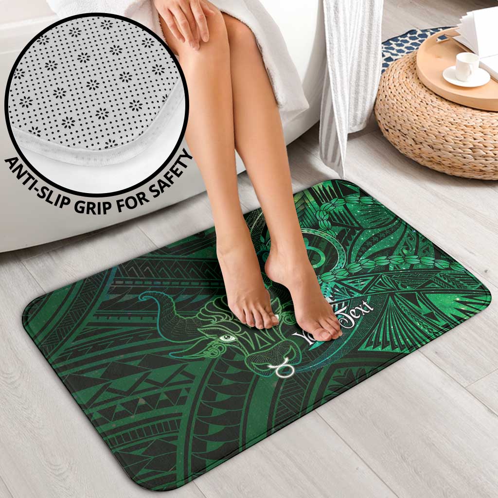 Personalised Polynesia Zodiac Taurus Bathroom Set Galaxy Polynesian Pattern Chest Tattoo Style LT14 - Polynesian Pride