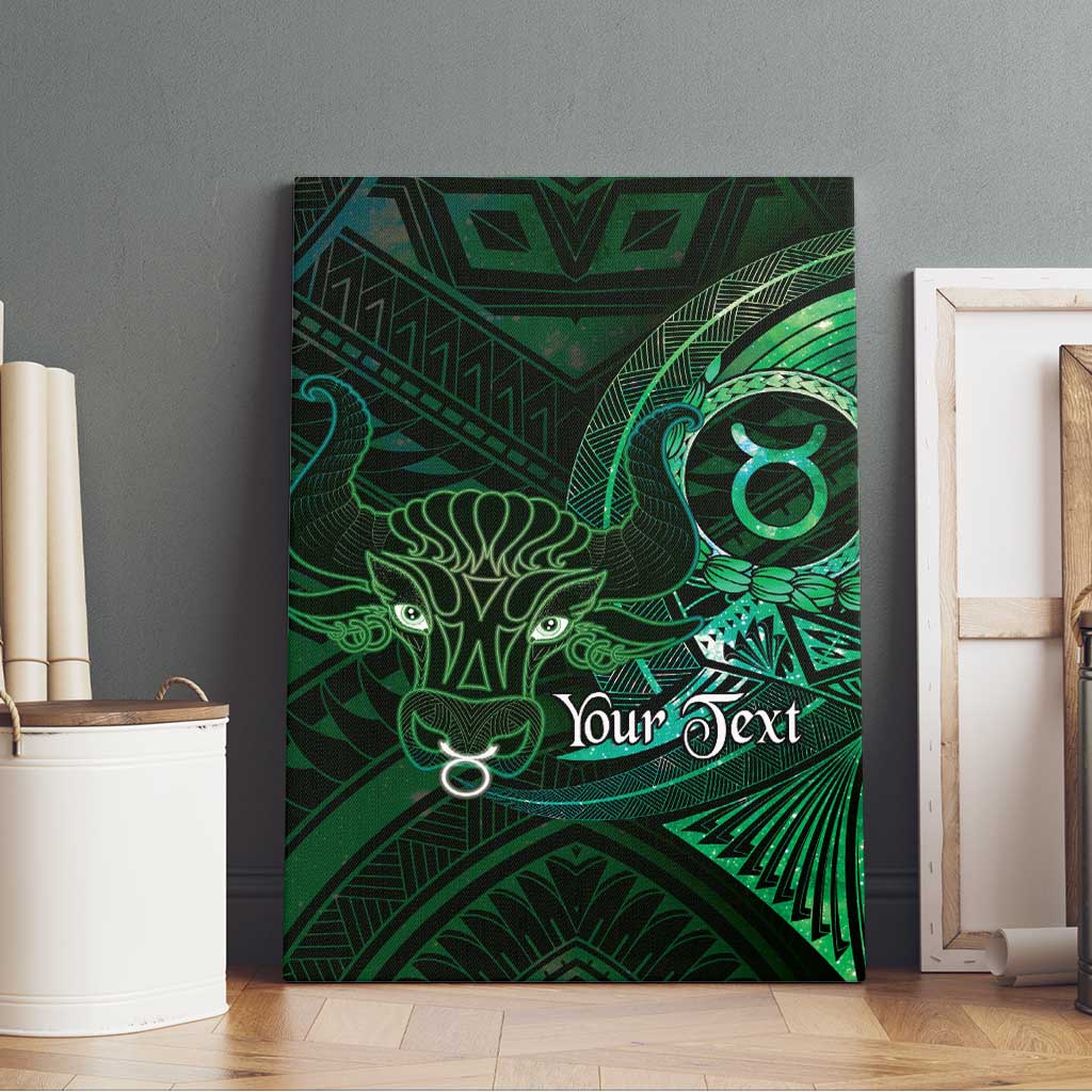 Personalised Polynesia Zodiac Taurus Canvas Wall Art Galaxy Polynesian Pattern Chest Tattoo Style LT14 - Polynesian Pride