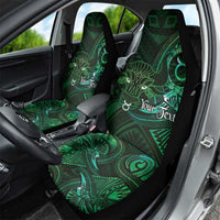 Personalised Polynesia Zodiac Taurus Car Seat Cover Galaxy Polynesian Pattern Chest Tattoo Style LT14 - Polynesian Pride