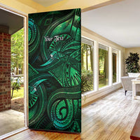 Personalised Polynesia Zodiac Taurus Door Cover Galaxy Polynesian Pattern Chest Tattoo Style LT14 - Polynesian Pride