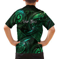 Personalised Polynesia Zodiac Taurus Family Matching Puletasi and Hawaiian Shirt Galaxy Polynesian Pattern Chest Tattoo Style LT14 - Polynesian Pride