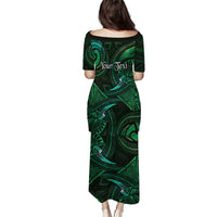Personalised Polynesia Zodiac Taurus Family Matching Puletasi and Hawaiian Shirt Galaxy Polynesian Pattern Chest Tattoo Style LT14 - Polynesian Pride