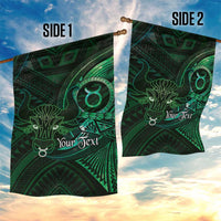 Personalised Polynesia Zodiac Taurus Garden Flag Galaxy Polynesian Pattern Chest Tattoo Style LT14 - Polynesian Pride