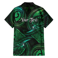 Personalised Polynesia Zodiac Taurus Hawaiian Shirt Galaxy Polynesian Pattern Chest Tattoo Style