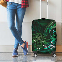 Personalised Polynesia Zodiac Taurus Luggage Cover Galaxy Polynesian Pattern Chest Tattoo Style LT14 - Polynesian Pride