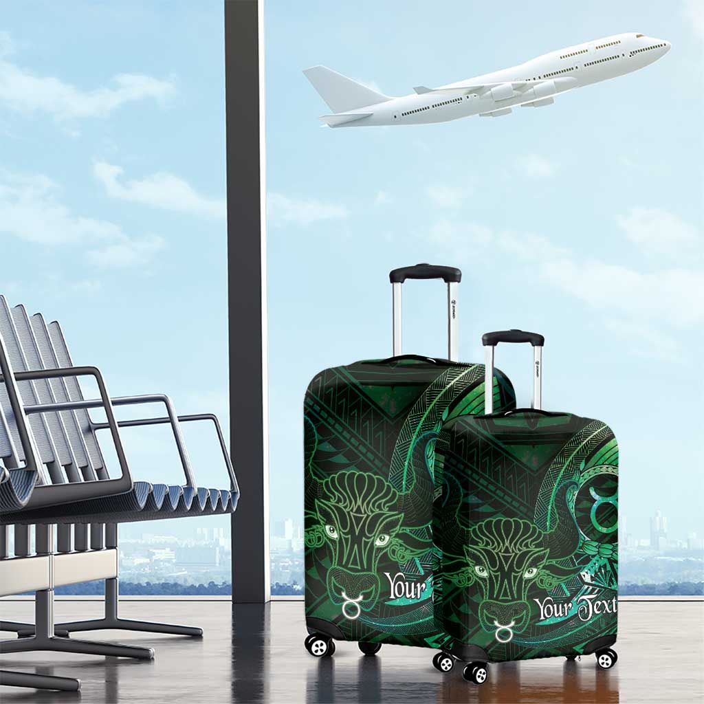 Personalised Polynesia Zodiac Taurus Luggage Cover Galaxy Polynesian Pattern Chest Tattoo Style LT14 - Polynesian Pride