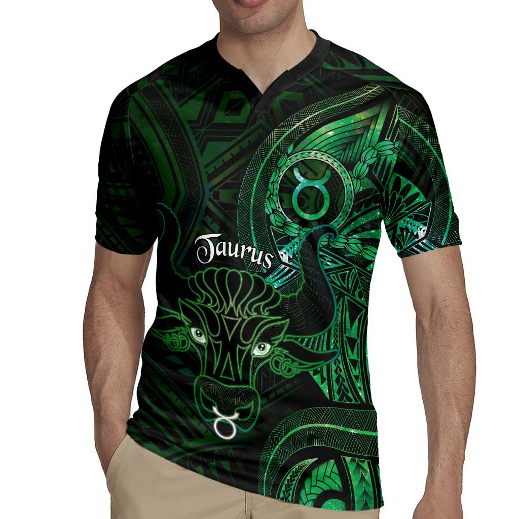Personalised Polynesia Zodiac Taurus Rugby Jersey Galaxy Polynesian Pattern Chest Tattoo Style LT14 - Polynesian Pride