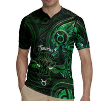 Personalised Polynesia Zodiac Taurus Rugby Jersey Galaxy Polynesian Pattern Chest Tattoo Style LT14 - Polynesian Pride