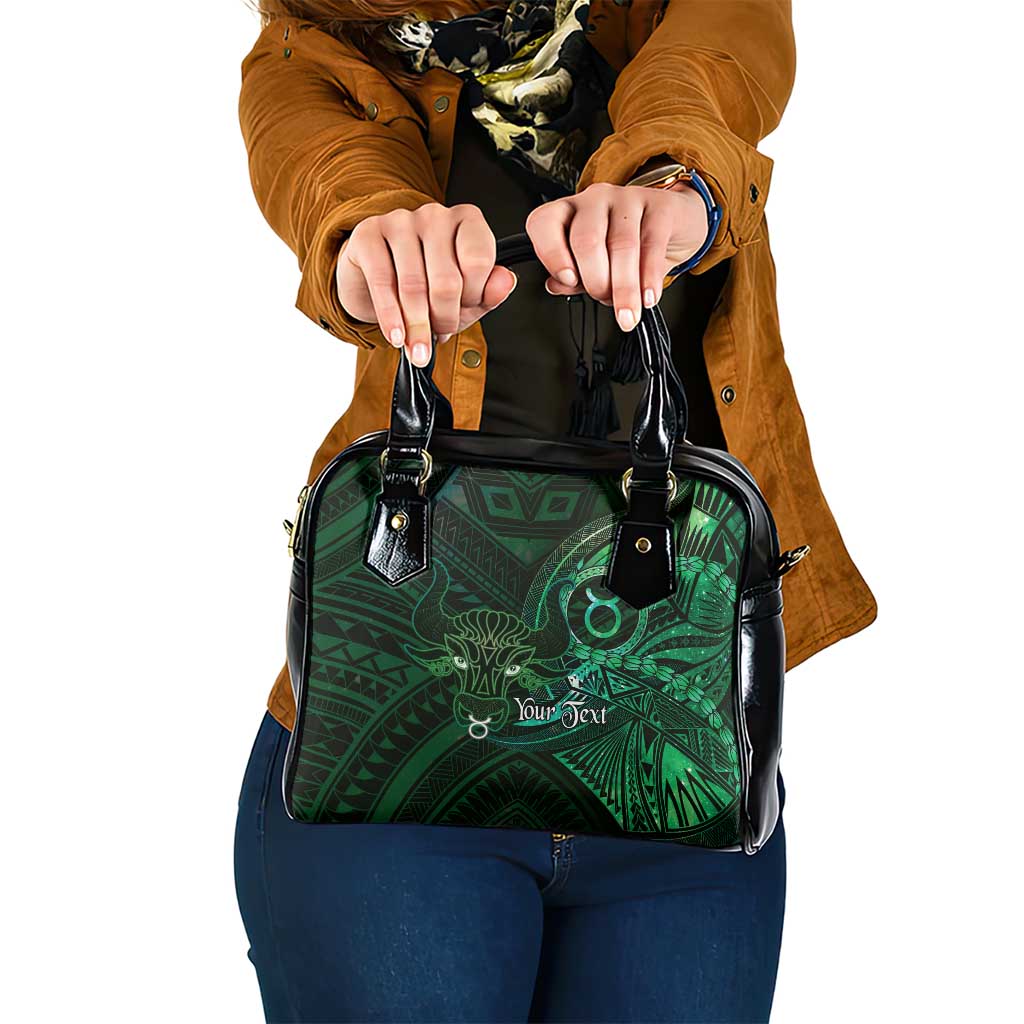 Personalised Polynesia Zodiac Taurus Shoulder Handbag Galaxy Polynesian Pattern Chest Tattoo Style