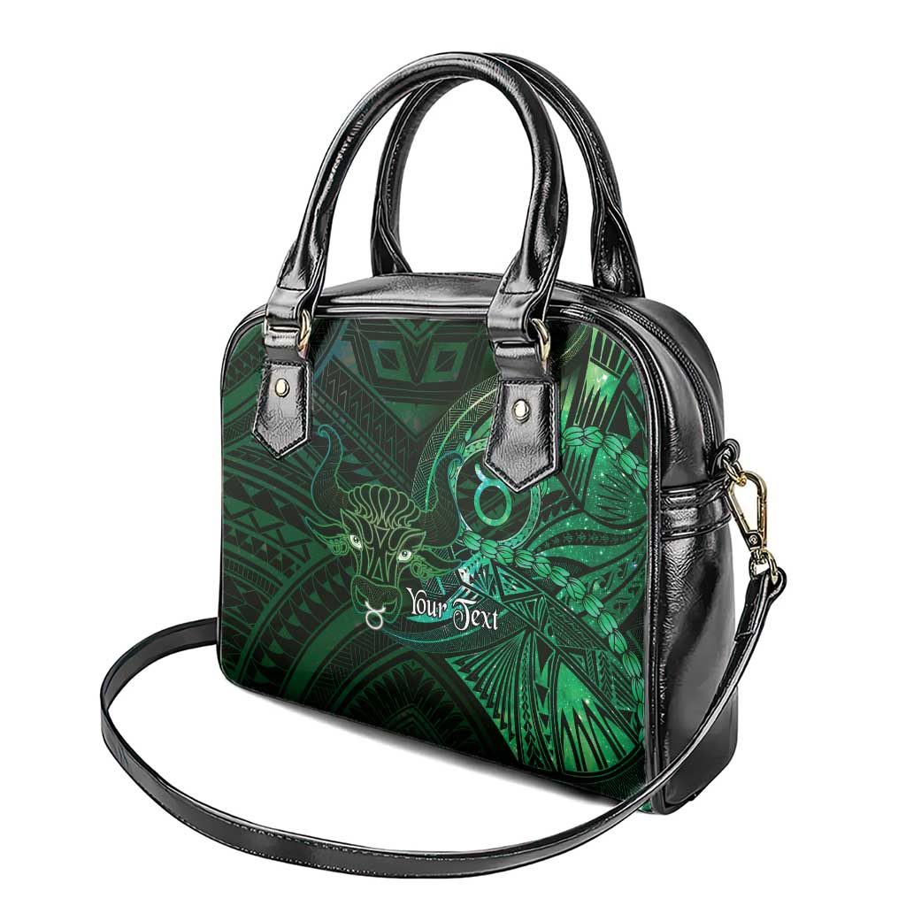 Personalised Polynesia Zodiac Taurus Shoulder Handbag Galaxy Polynesian Pattern Chest Tattoo Style