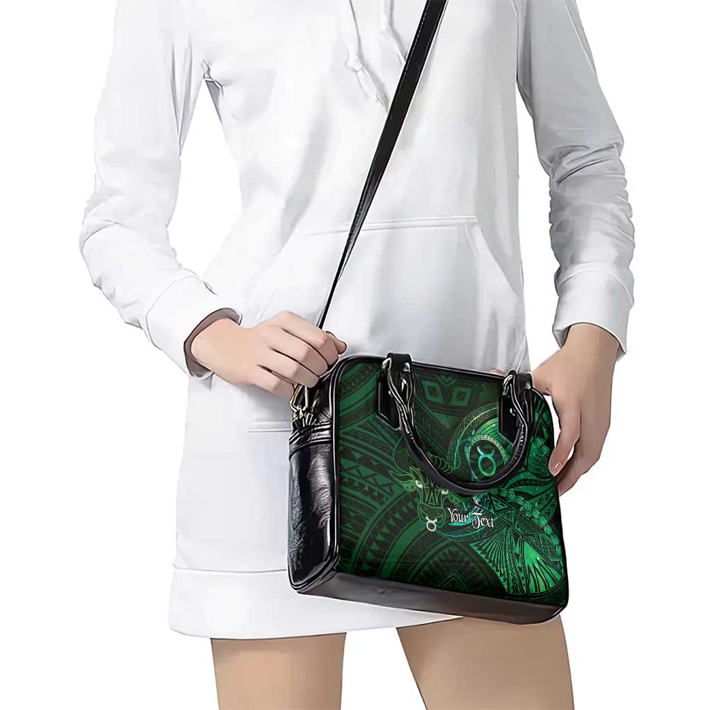 Personalised Polynesia Zodiac Taurus Shoulder Handbag Galaxy Polynesian Pattern Chest Tattoo Style