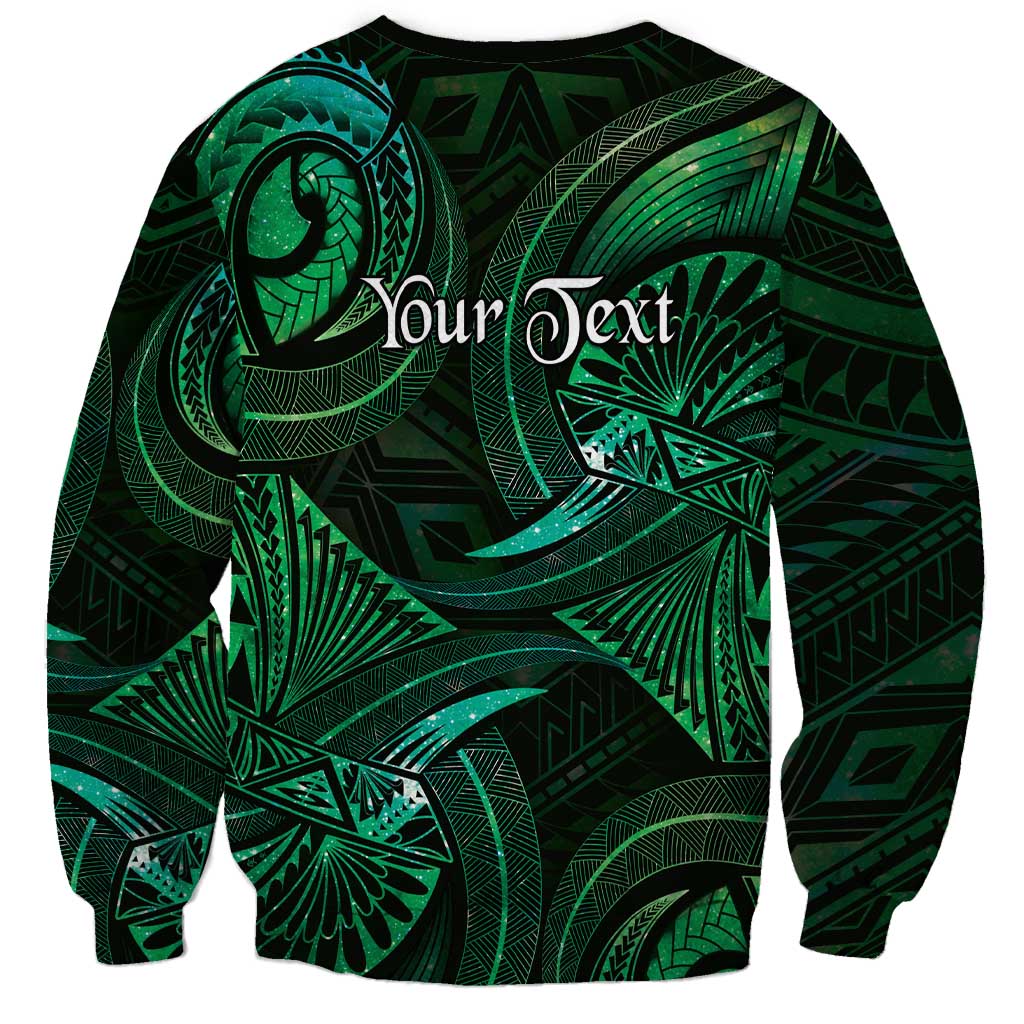 Personalised Polynesia Zodiac Taurus Sweatshirt Galaxy Polynesian Pattern Chest Tattoo Style LT14 - Polynesian Pride