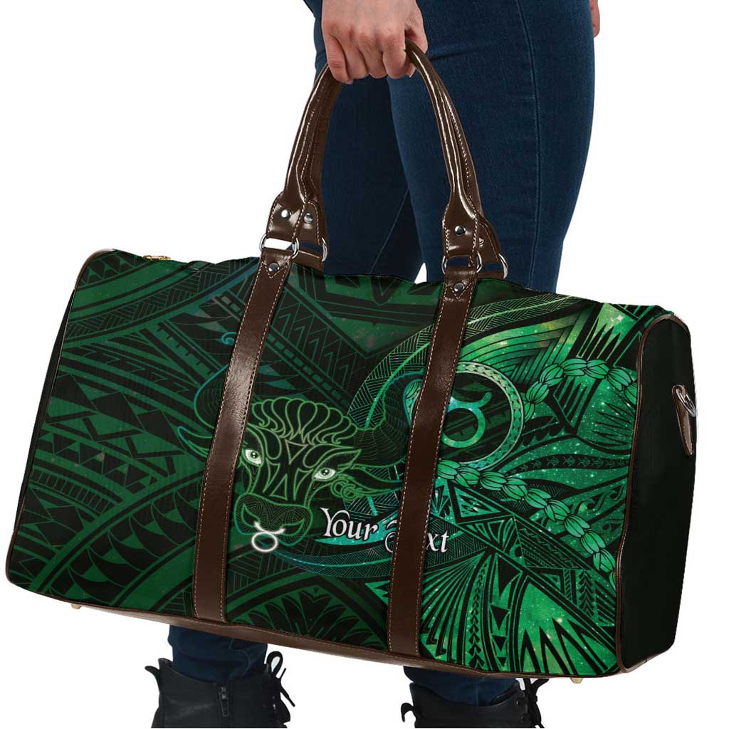 Personalised Polynesia Zodiac Taurus Travel Bag Galaxy Polynesian Pattern Chest Tattoo Style LT14 - Polynesian Pride