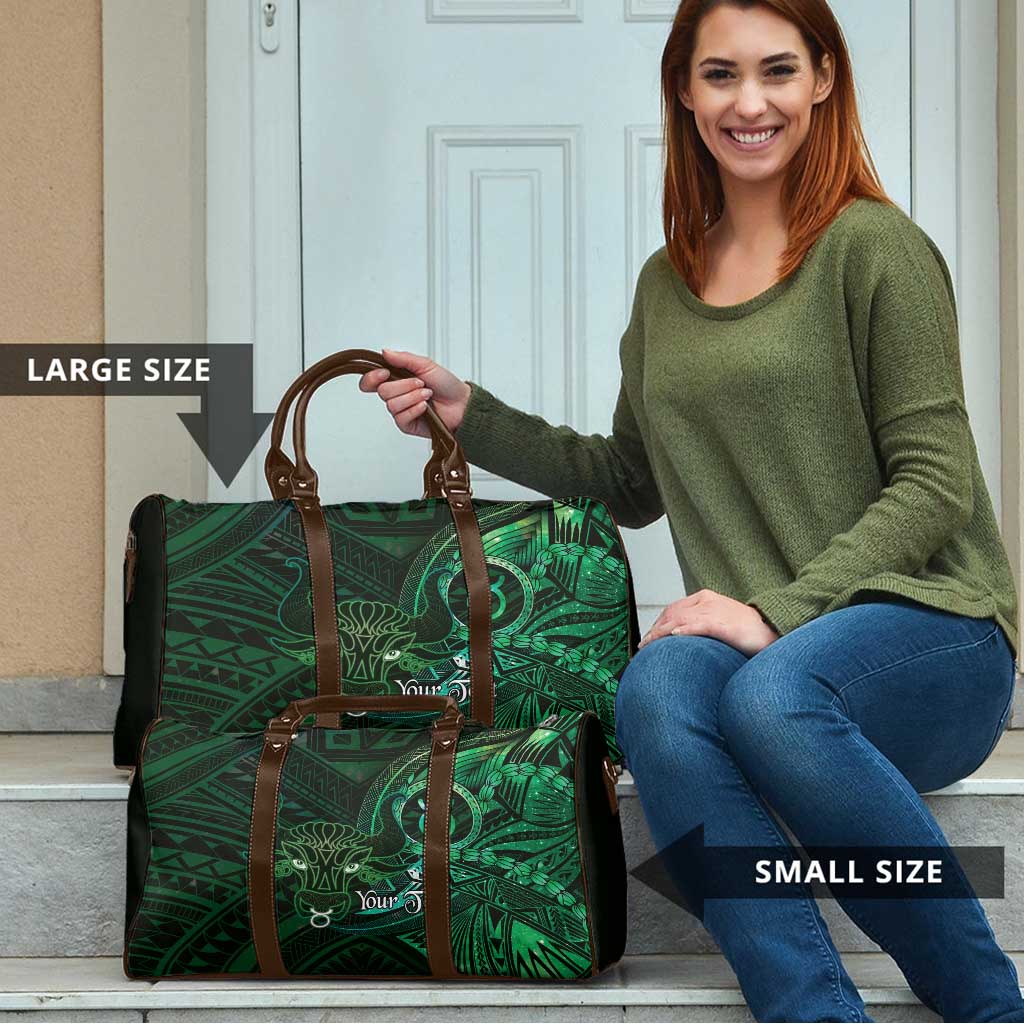Personalised Polynesia Zodiac Taurus Travel Bag Galaxy Polynesian Pattern Chest Tattoo Style LT14 - Polynesian Pride