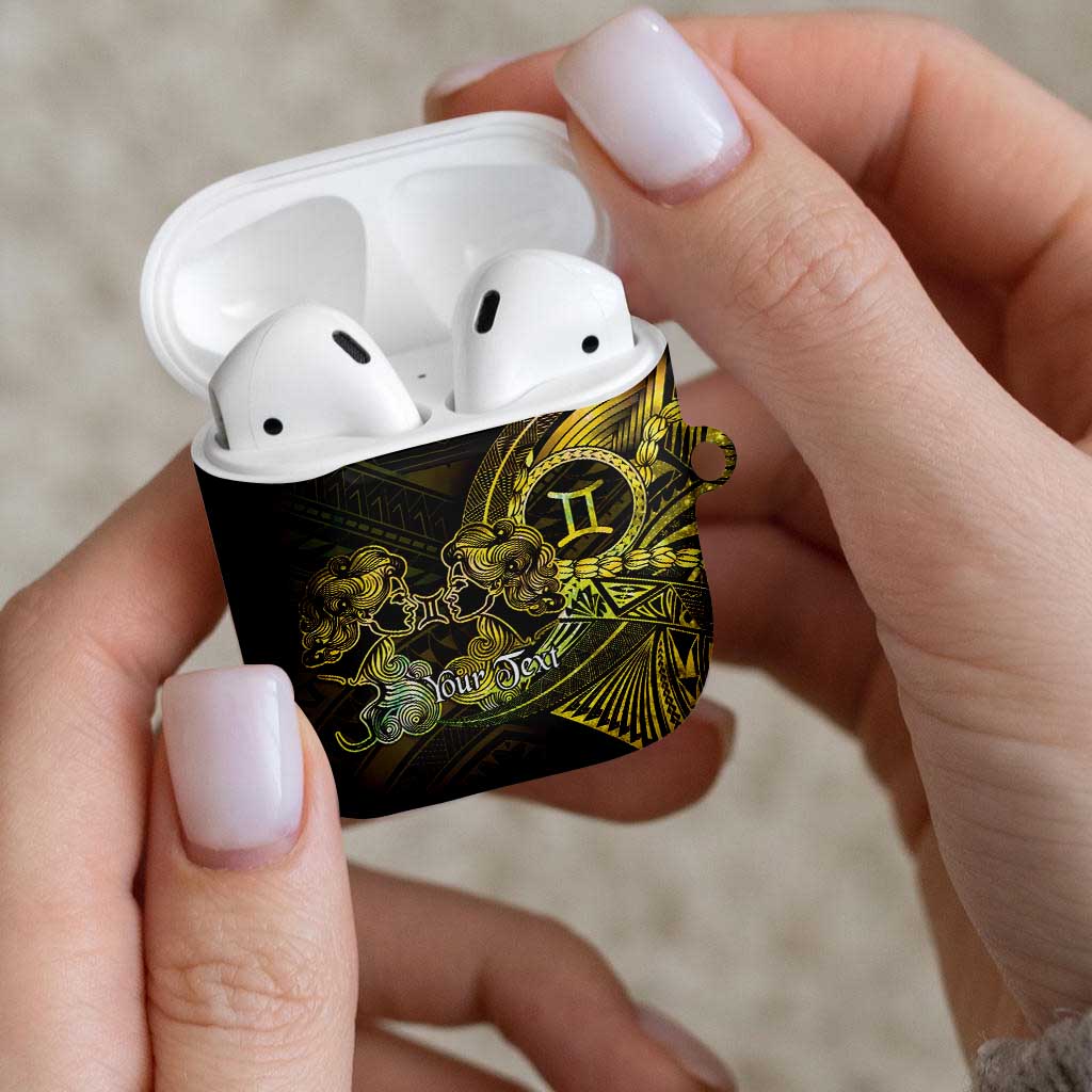 Personalised Polynesia Zodiac Gemini AirPods Case Galaxy Polynesian Pattern Chest Tattoo Style LT14 - Polynesian Pride