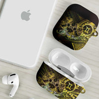 Personalised Polynesia Zodiac Gemini AirPods Case Galaxy Polynesian Pattern Chest Tattoo Style LT14 - Polynesian Pride