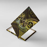 Personalised Polynesia Zodiac Gemini Canvas Wall Art Galaxy Polynesian Pattern Chest Tattoo Style LT14 With Frame Yellow - Polynesian Pride