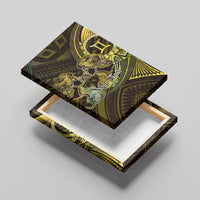 Personalised Polynesia Zodiac Gemini Canvas Wall Art Galaxy Polynesian Pattern Chest Tattoo Style LT14 - Polynesian Pride