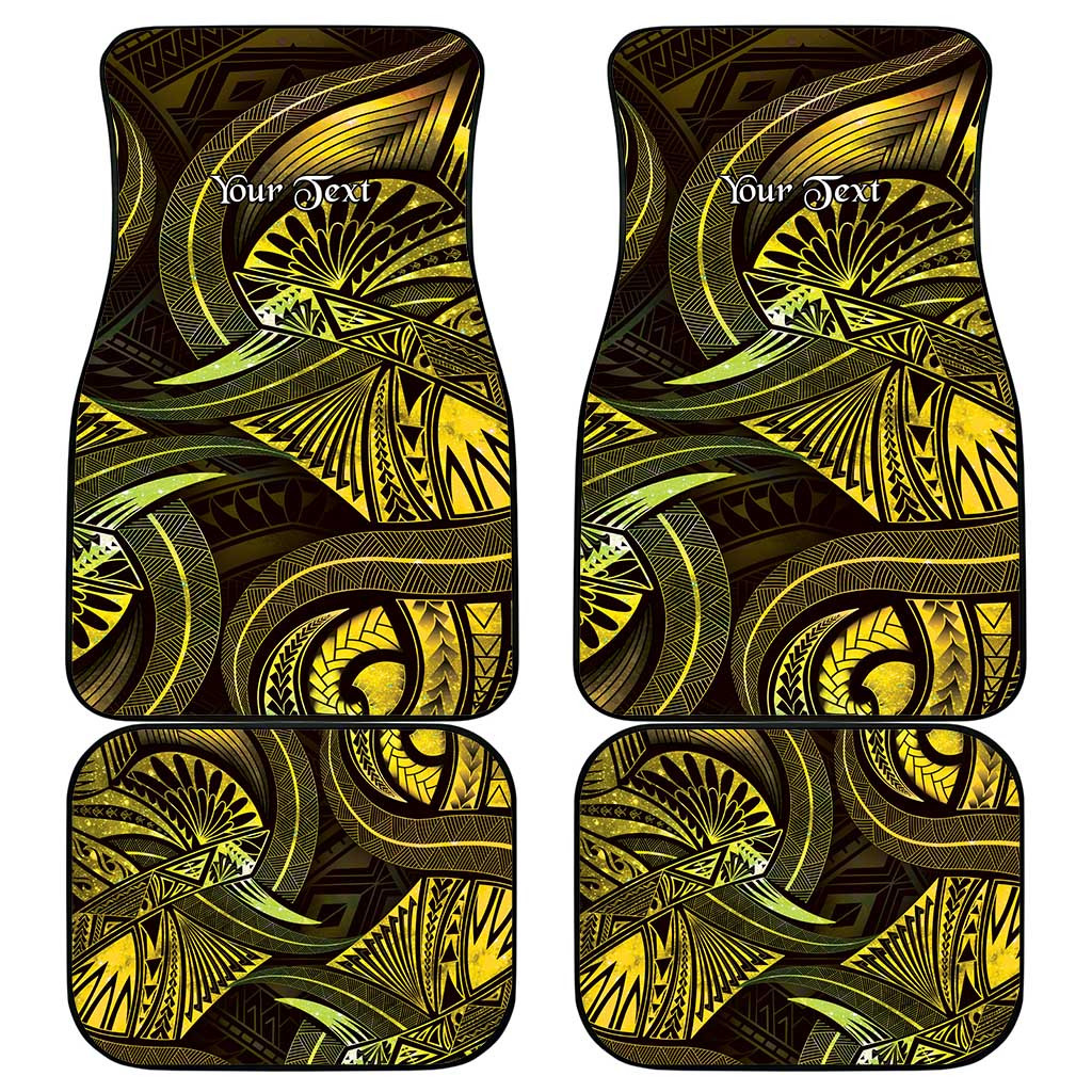 Personalised Polynesia Zodiac Gemini Car Mats Galaxy Polynesian Pattern Chest Tattoo Style LT14 - Polynesian Pride