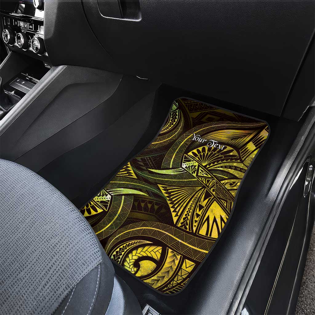 Personalised Polynesia Zodiac Gemini Car Mats Galaxy Polynesian Pattern Chest Tattoo Style LT14 - Polynesian Pride