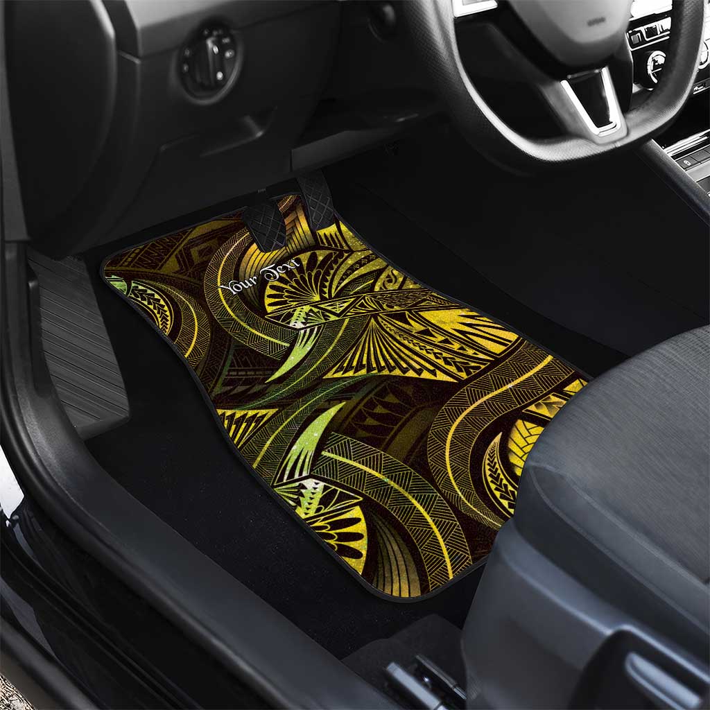 Personalised Polynesia Zodiac Gemini Car Mats Galaxy Polynesian Pattern Chest Tattoo Style LT14 - Polynesian Pride