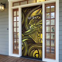 Personalised Polynesia Zodiac Gemini Door Cover Galaxy Polynesian Pattern Chest Tattoo Style LT14 - Polynesian Pride