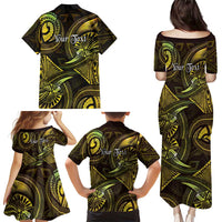Personalised Polynesia Zodiac Gemini Family Matching Puletasi and Hawaiian Shirt Galaxy Polynesian Pattern Chest Tattoo Style LT14 - Polynesian Pride