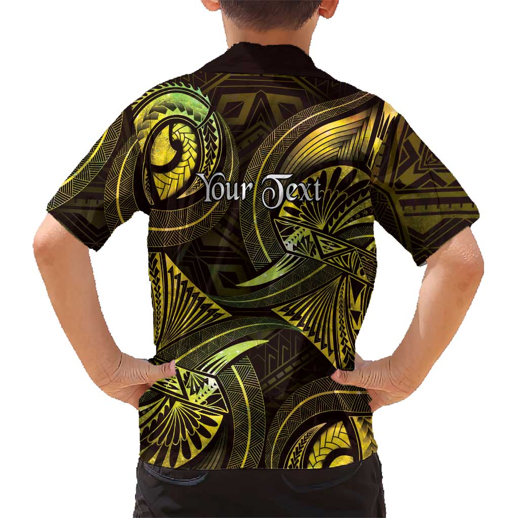 Personalised Polynesia Zodiac Gemini Hawaiian Shirt Galaxy Polynesian Pattern Chest Tattoo Style