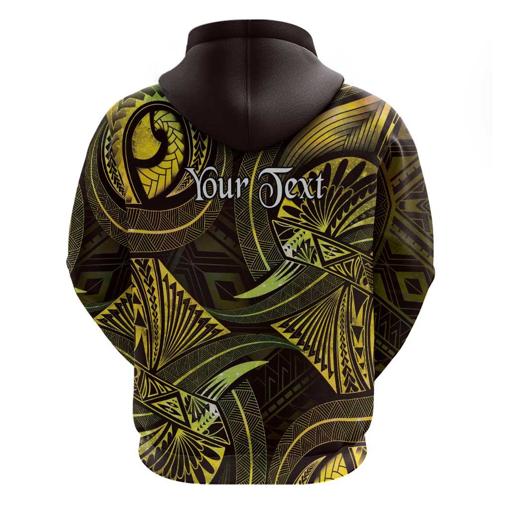 Personalised Polynesia Zodiac Gemini Hoodie Galaxy Polynesian Pattern Chest Tattoo Style LT14 - Polynesian Pride
