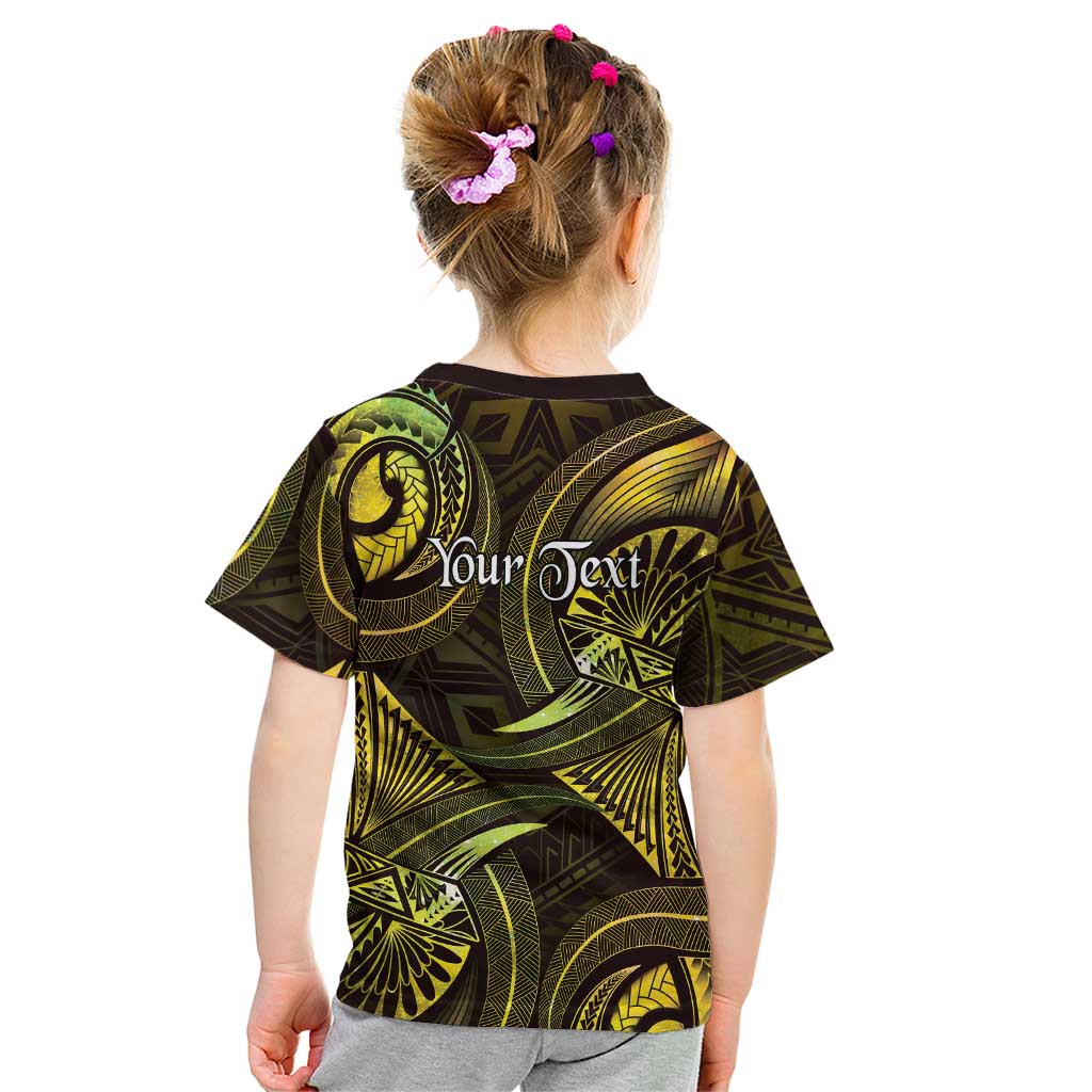 Personalised Polynesia Zodiac Gemini Kid T Shirt Galaxy Polynesian Pattern Chest Tattoo Style LT14 - Polynesian Pride