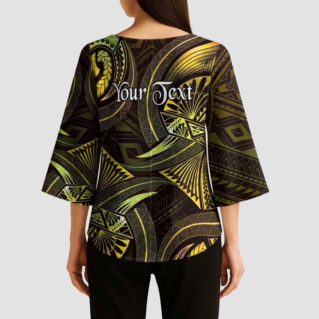 Personalised Polynesia Zodiac Gemini Kimono Sleeve Blouse Galaxy Polynesian Pattern Chest Tattoo Style LT14 - Polynesian Pride