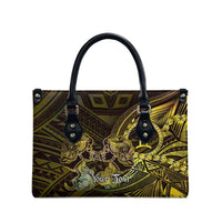Personalised Polynesia Zodiac Gemini Leather Bag Galaxy Polynesian Pattern Chest Tattoo Style LT14 - Polynesian Pride