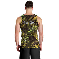 Personalised Polynesia Zodiac Gemini Men Tank Top Galaxy Polynesian Pattern Chest Tattoo Style LT14 - Polynesian Pride
