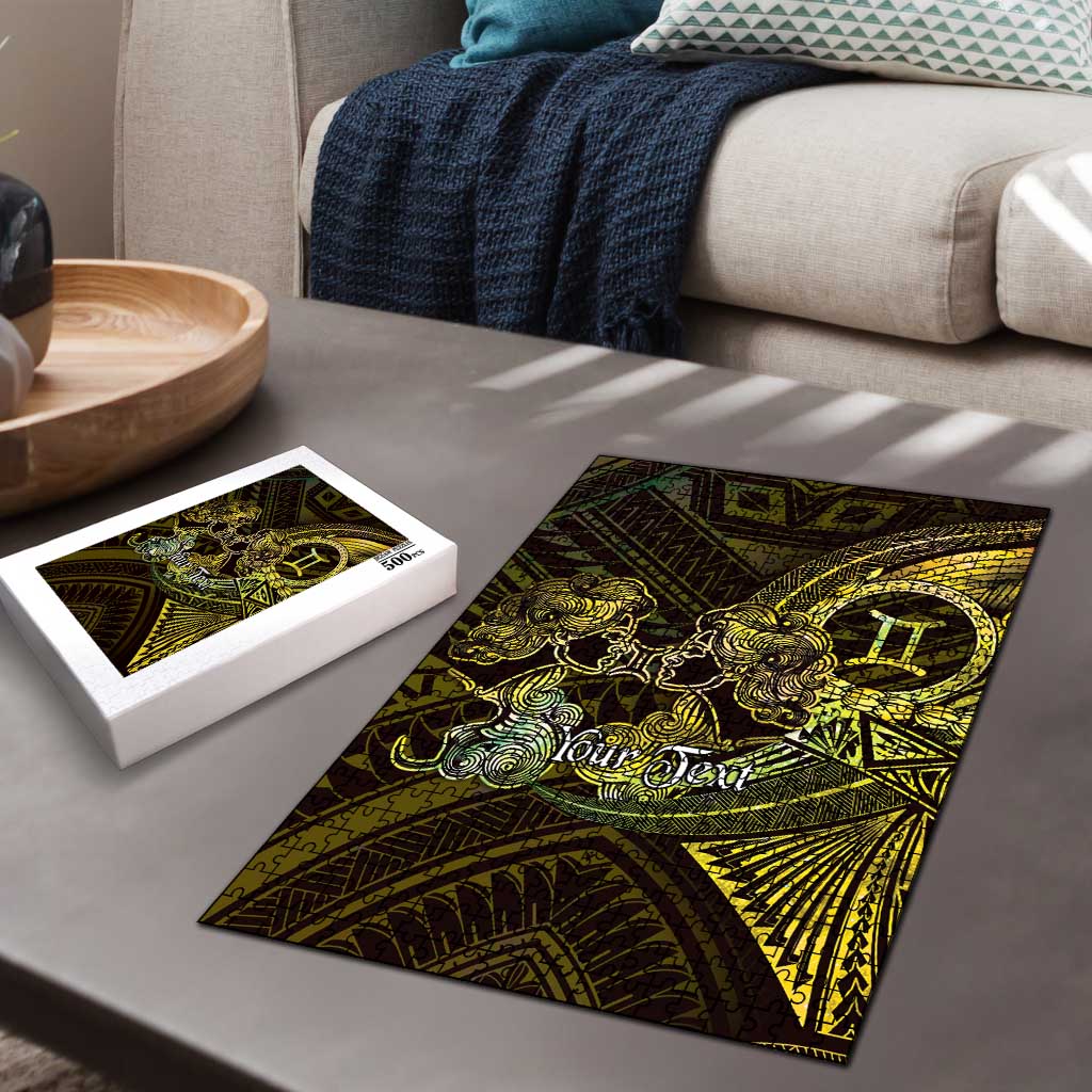 Personalised Polynesia Zodiac Gemini Puzzle Galaxy Polynesian Pattern Chest Tattoo Style LT14 - Polynesian Pride