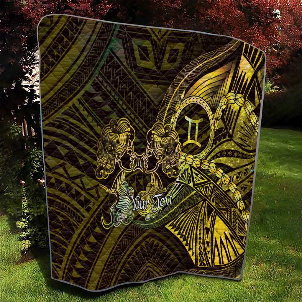 Personalised Polynesia Zodiac Gemini Quilt Galaxy Polynesian Pattern Chest Tattoo Style LT14 - Polynesian Pride