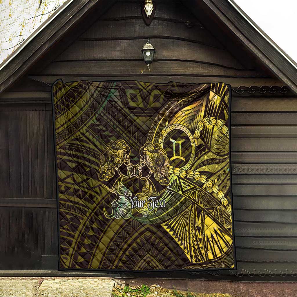Personalised Polynesia Zodiac Gemini Quilt Galaxy Polynesian Pattern Chest Tattoo Style LT14 - Polynesian Pride
