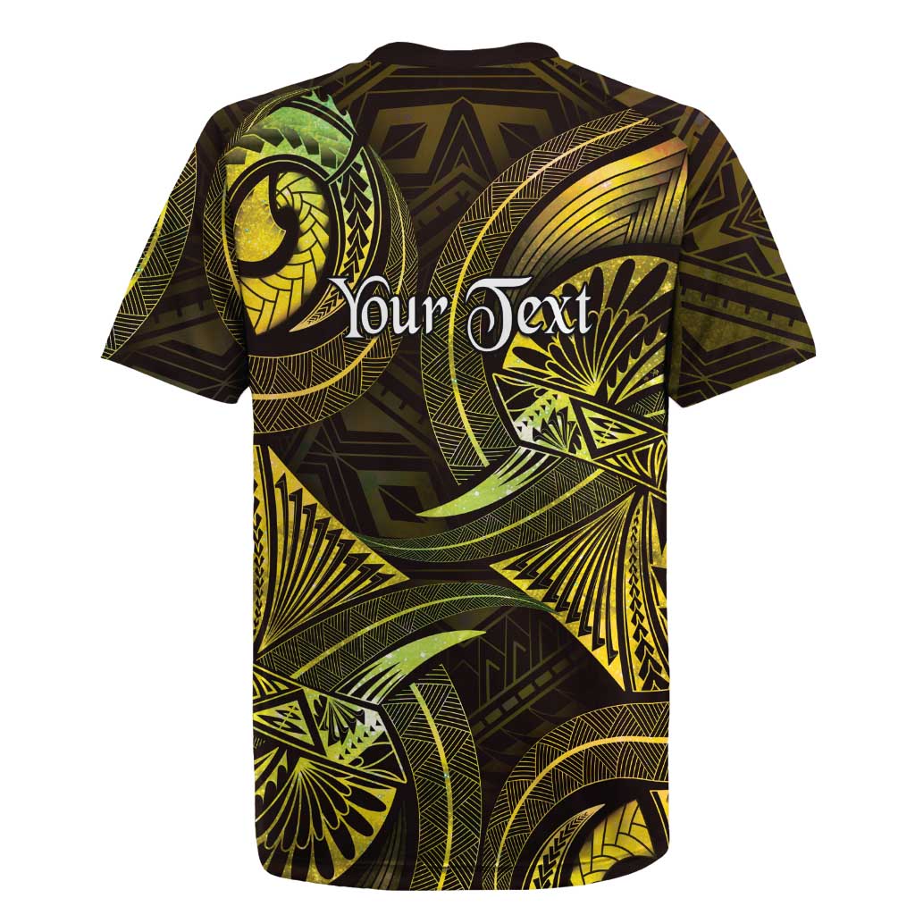 Personalised Polynesia Zodiac Gemini Rugby Jersey Galaxy Polynesian Pattern Chest Tattoo Style
