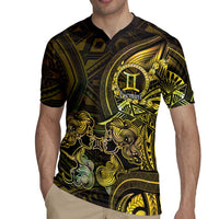 Personalised Polynesia Zodiac Gemini Rugby Jersey Galaxy Polynesian Pattern Chest Tattoo Style