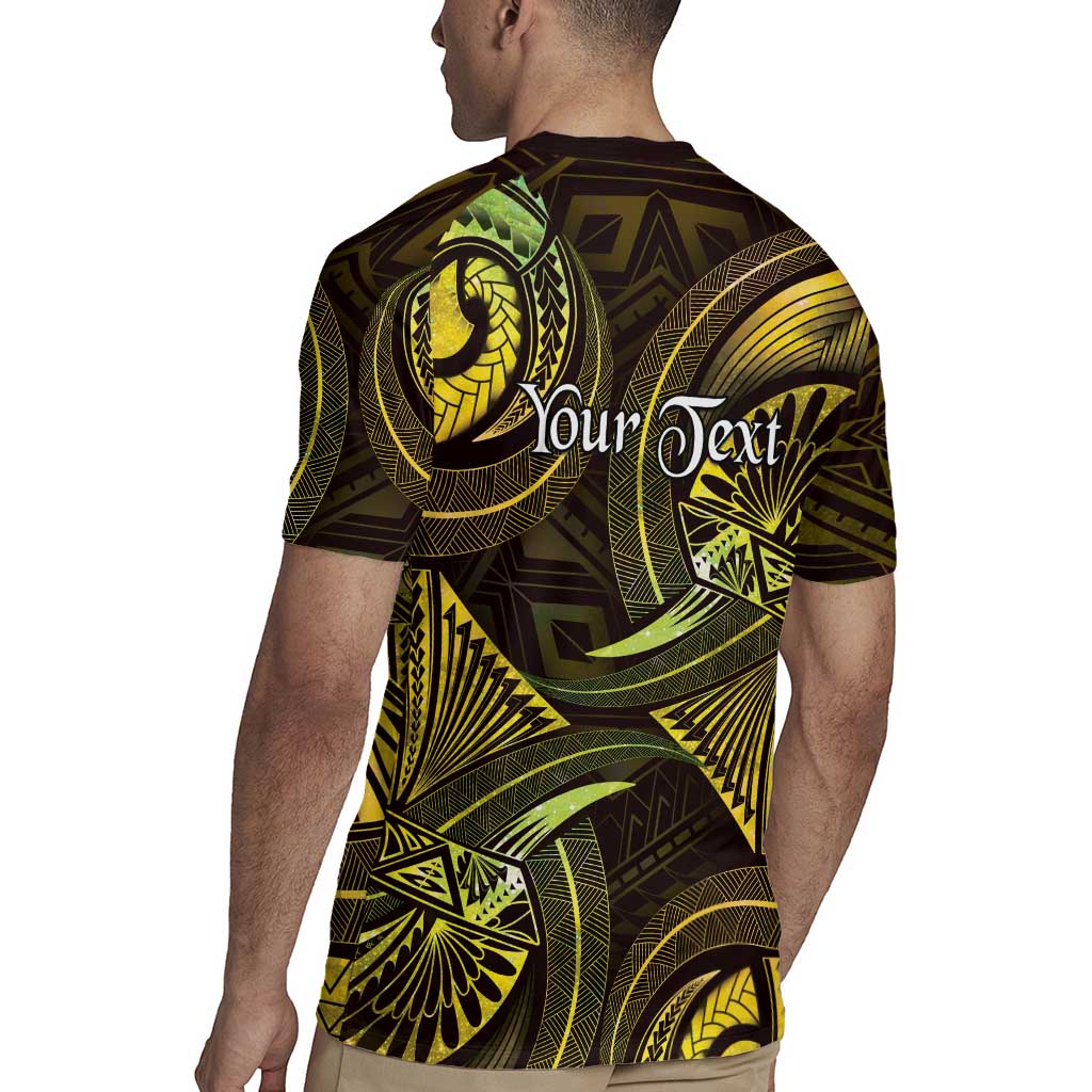 Personalised Polynesia Zodiac Gemini Rugby Jersey Galaxy Polynesian Pattern Chest Tattoo Style