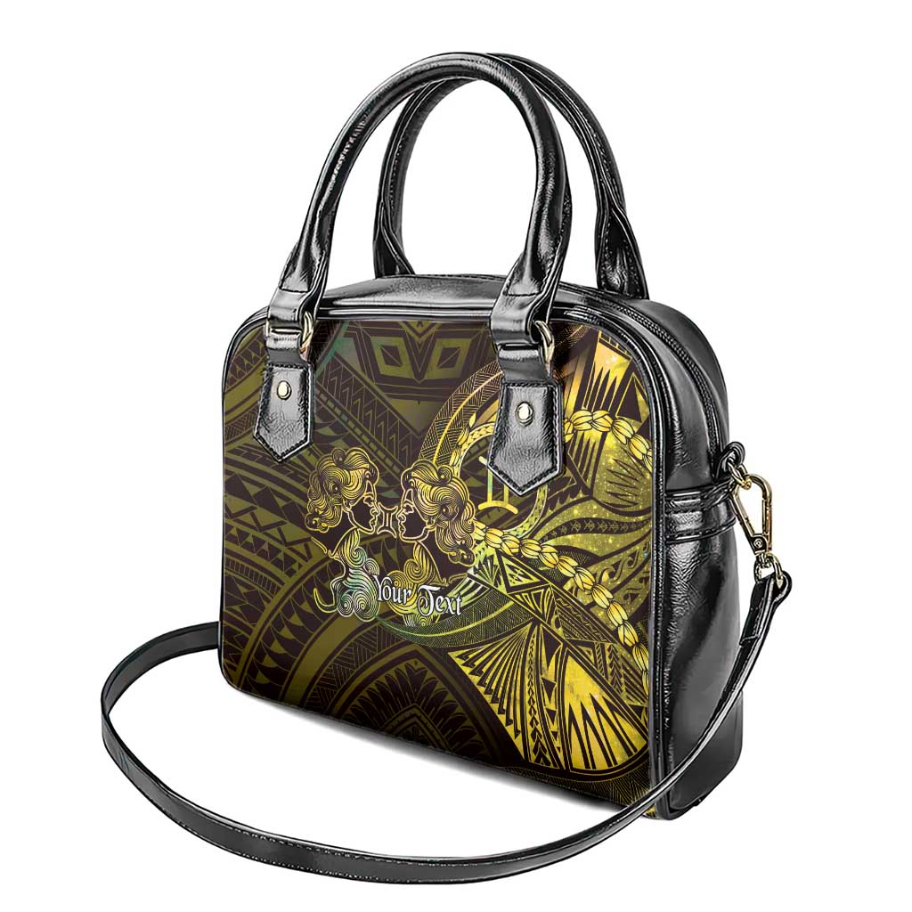 Personalised Polynesia Zodiac Gemini Shoulder Handbag Galaxy Polynesian Pattern Chest Tattoo Style LT14 - Polynesian Pride